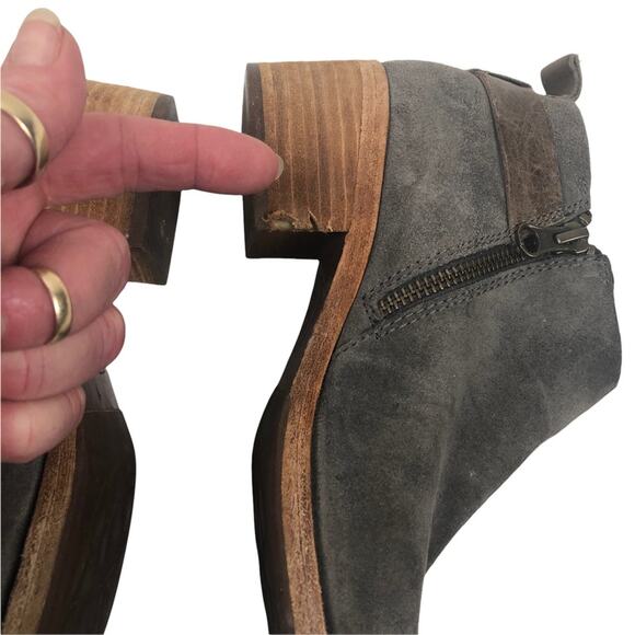 Kork-Ease gray suede booties 6.5 - Picture 8 of 11